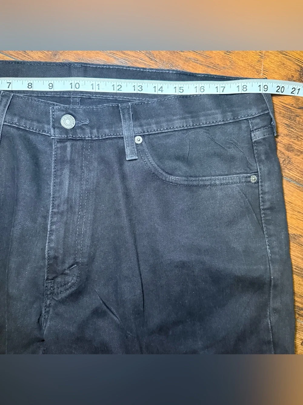 Levi's 541 36x30 Black Athletic Taper Classic Jeans Minimalist Edgy Grunge